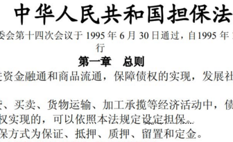 中华人民共和国担保法 pdf版