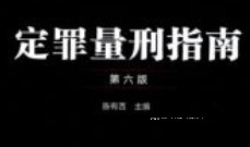 定罪量刑指南（第六版）202106 陈有西 pdf电子版下载